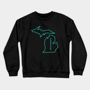 Sandusky MI Crewneck Sweatshirt